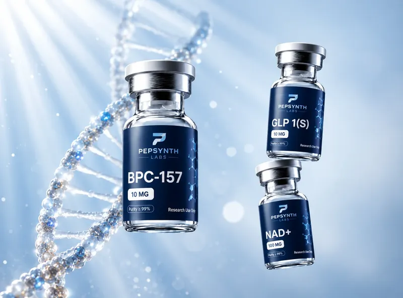 Pepsynth Labs research vials